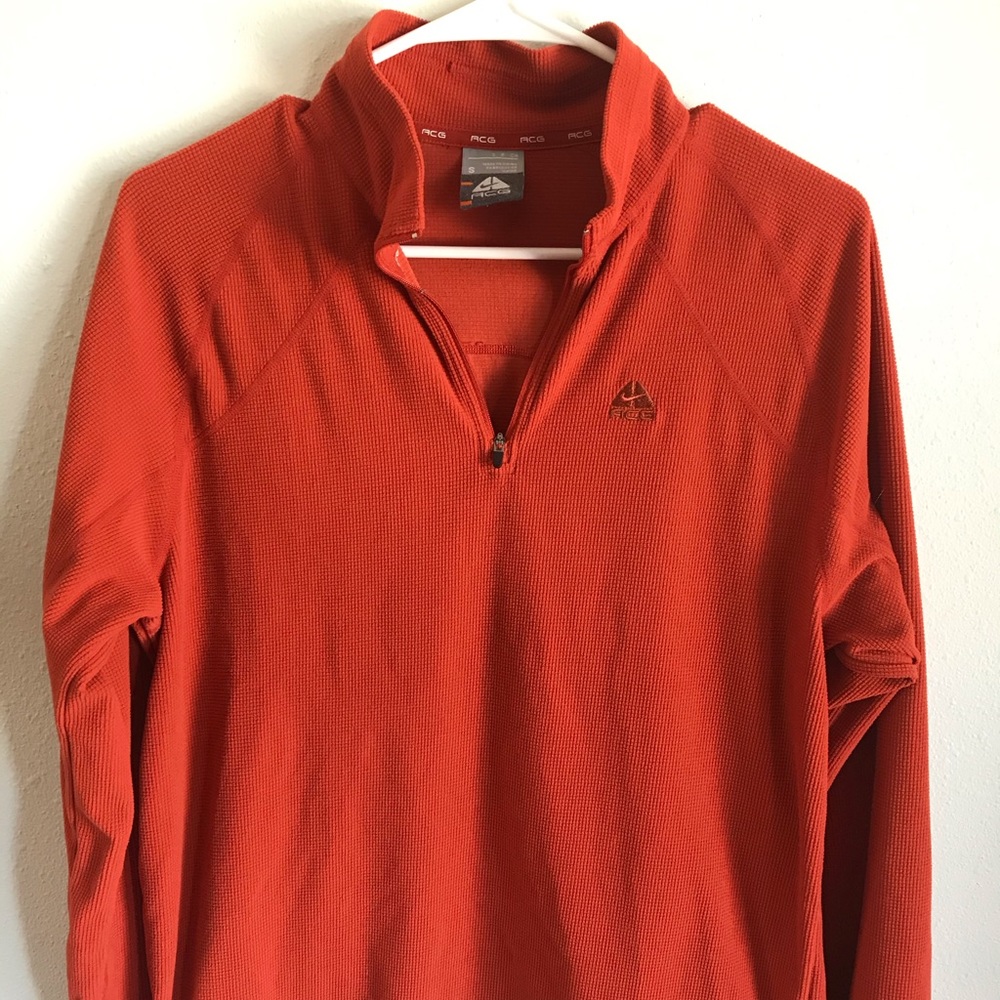 Nike orange pullover